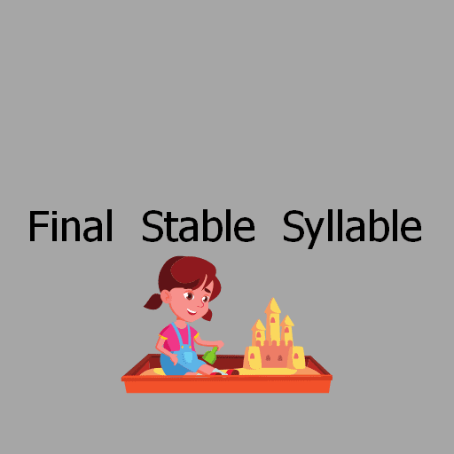 Final  Stable  Syllable